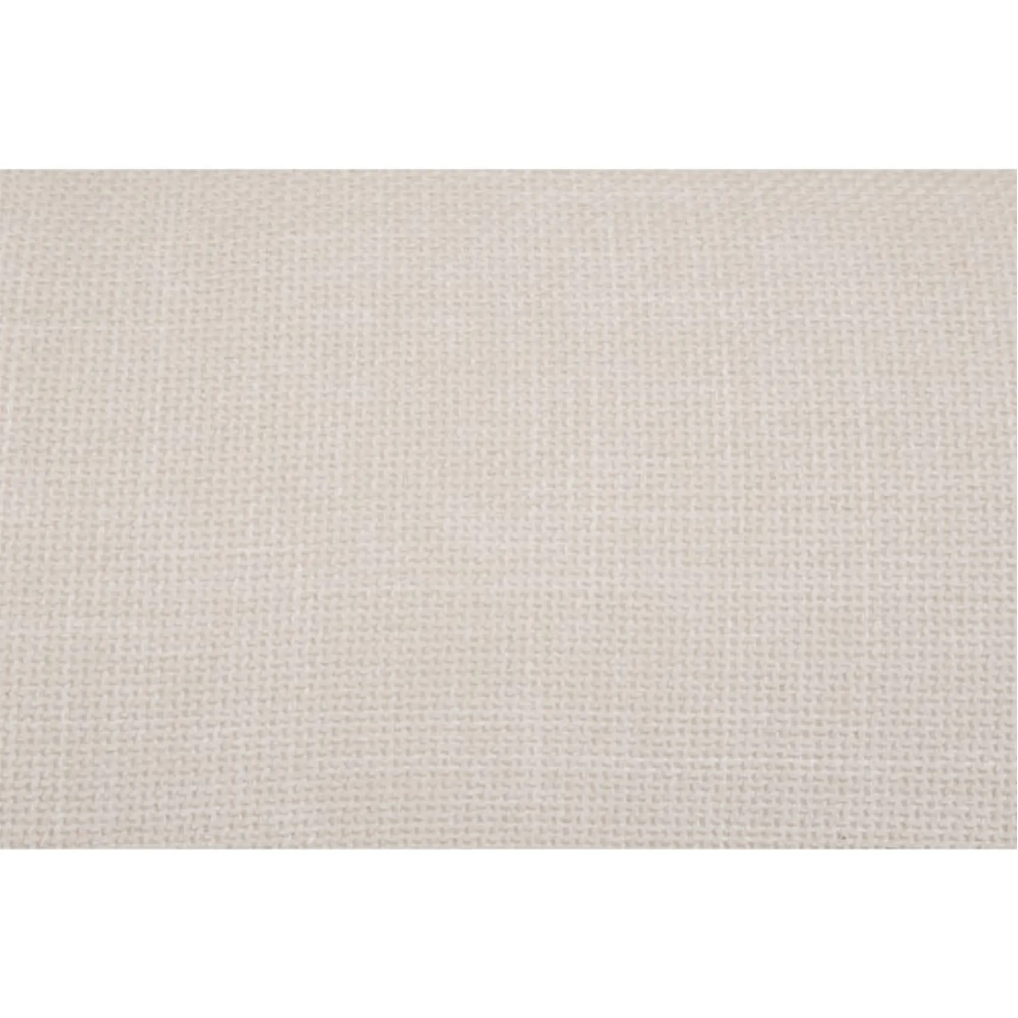 Hudson 3 Seater Sofa - Walnut, Cream Beige - 9 - Light beige textured fabric, Fine woven material, Simple, unadorned design