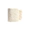 Hikari Chevron Knitted Throw - Off White