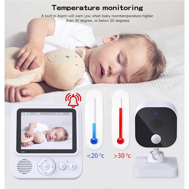 Kidvale 2.8'' Baby Monitor - 7