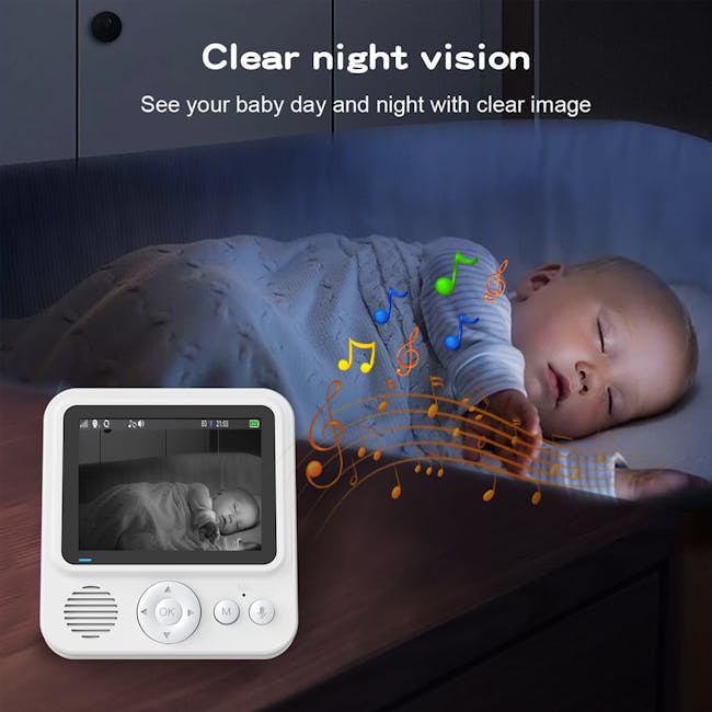 Kidvale 2.8'' Baby Monitor - 5