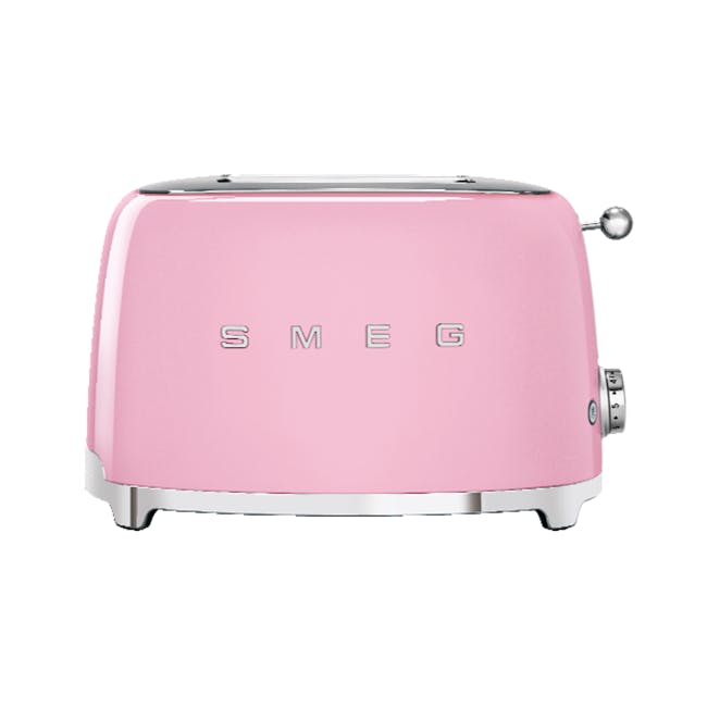 Smeg 2-Slice Toaster - Pink - 0