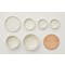 Modori Ceramic Modular Dish Set - Cream White - 6