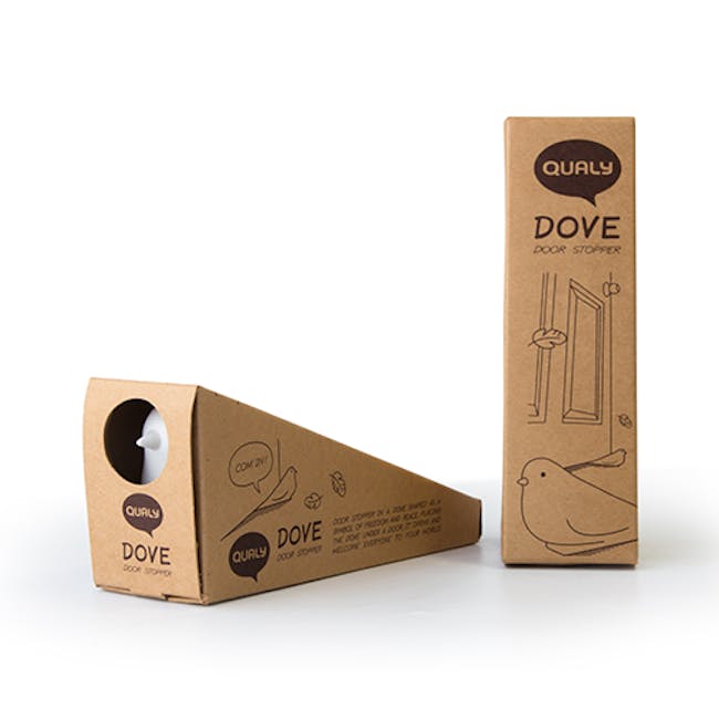 Dove Door Stopper - Grey - 6