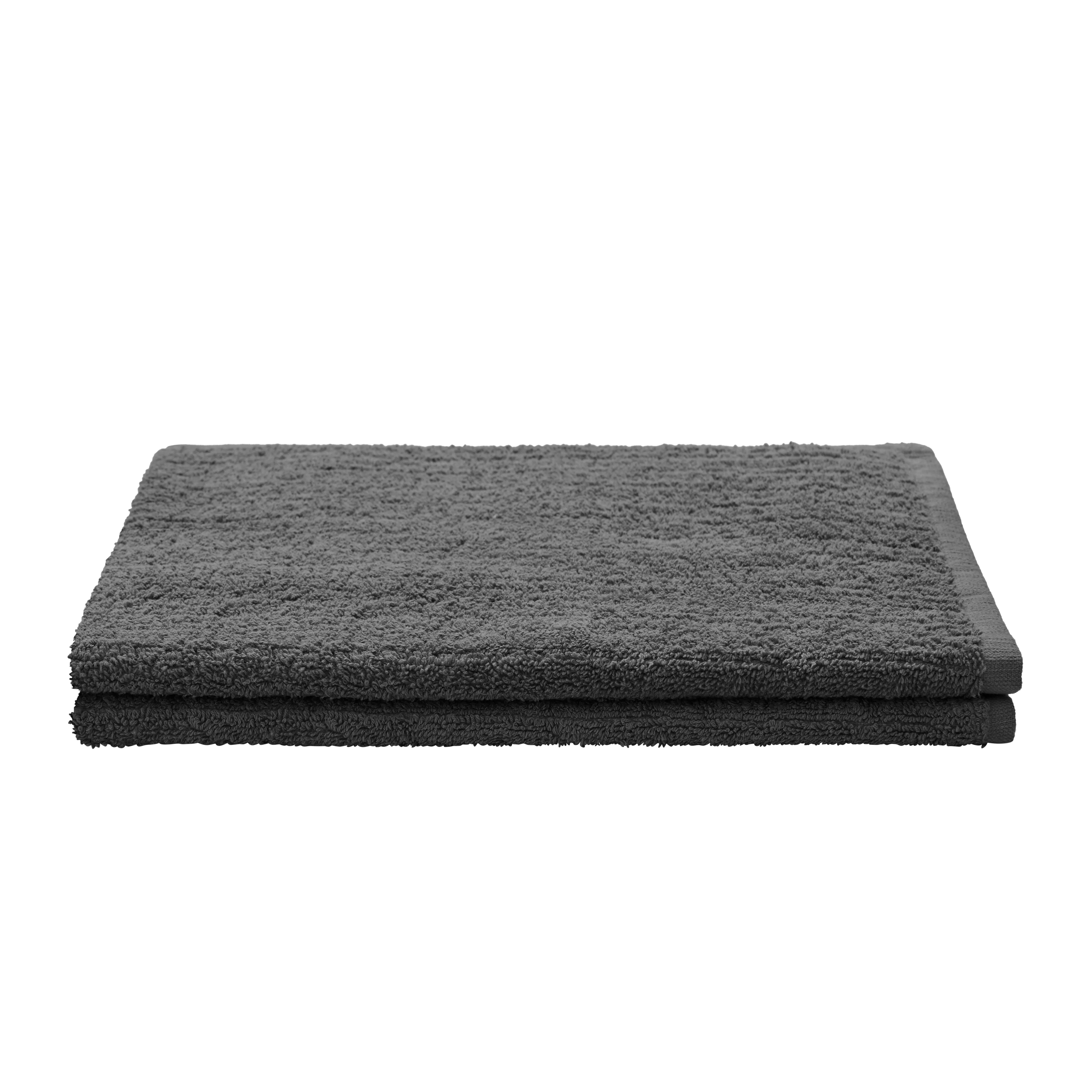 EVERYDAY Hand Towel - Charcoal (Set of 2)