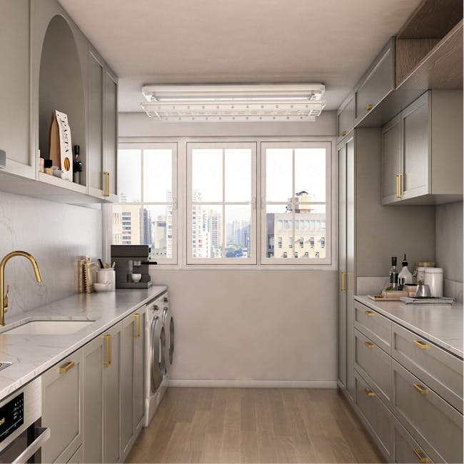 GoodLiving Platinum Pro 3.0 Laundry Rack - Ceramic White - 7