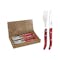 Tramontina 4pcs French Steak Cutlery Set - Red - 0
