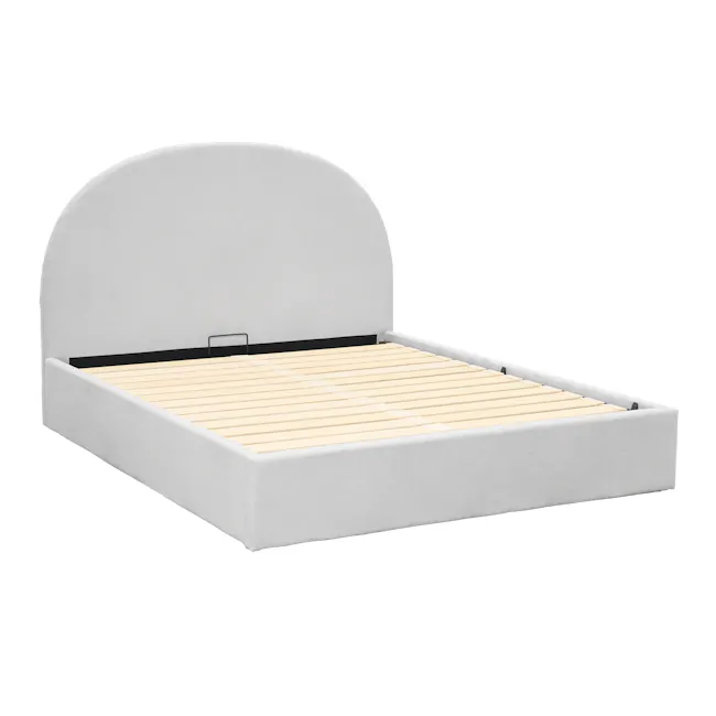 Aspen Single Storage Bed - Ice Grey - 3