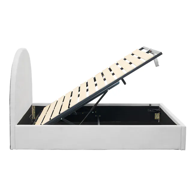 Aspen Single Storage Bed - Ice Grey - 8