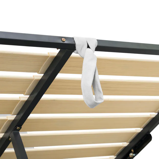 Aspen Single Storage Bed - Ice Grey - 12