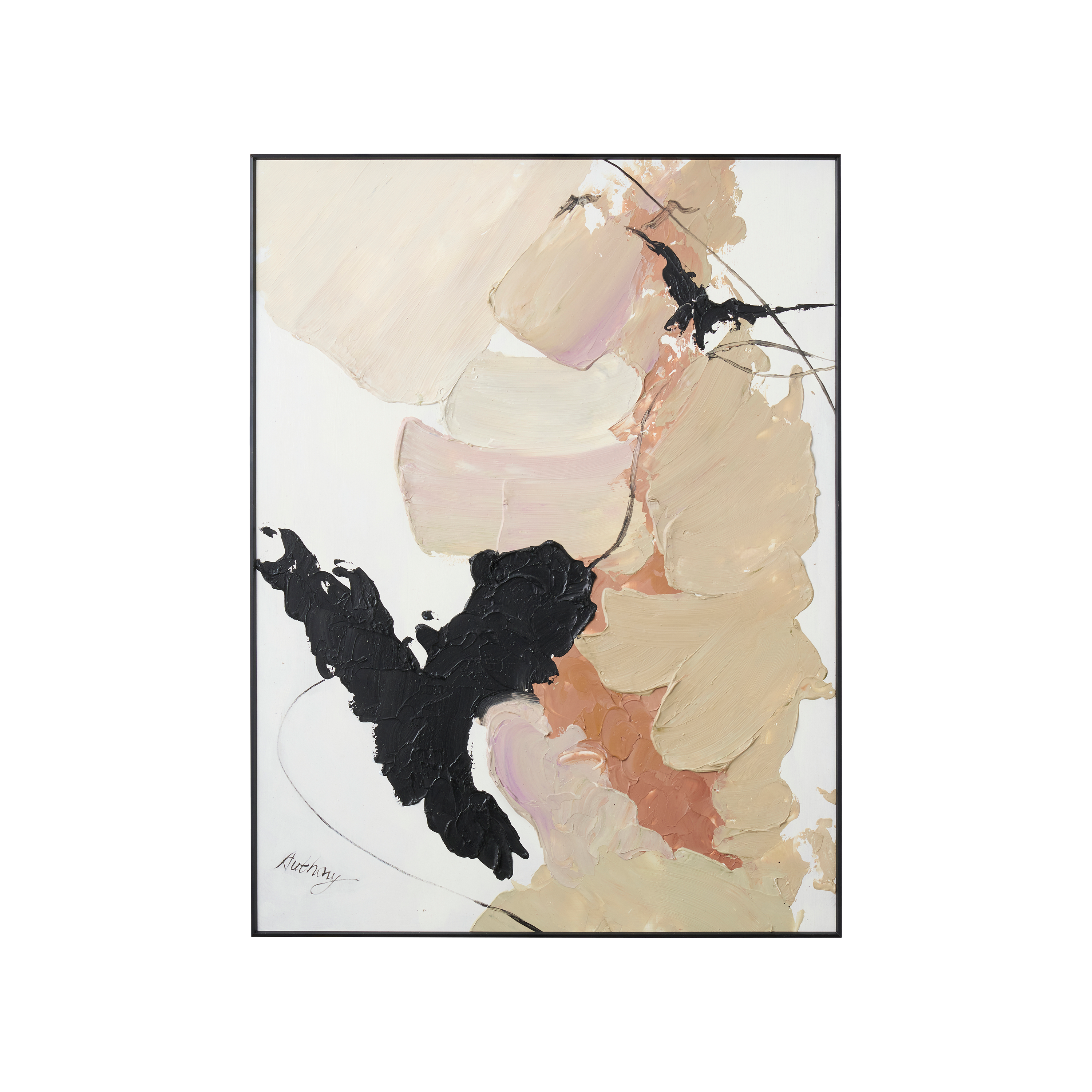 Whispers in Motion 3D Textured Painting 70 x 100 cm