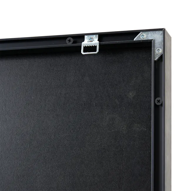 Whispers in Motion 3D Textured Painting 70 x 100 cm - 6 - Metallic hinge, black frame, textured surface, industrial design
