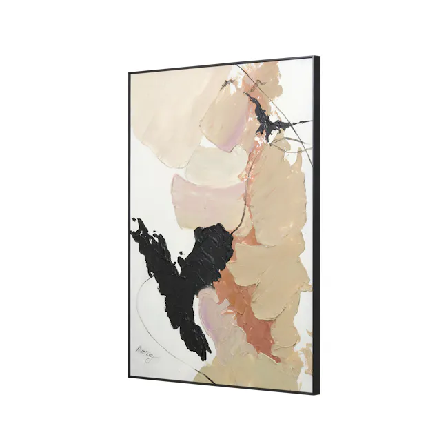 Whispers in Motion 3D Textured Painting 70 x 100 cm - 3 - Abstract painting, minimalist design, abstract art, modern art