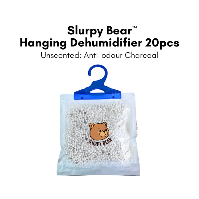 Slurpy Bear Hanging Dehumidifier 20pcs - Charcoal - 6