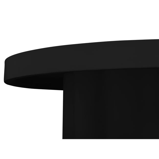 Aldo Concrete Round Coffee Table - Black - 2