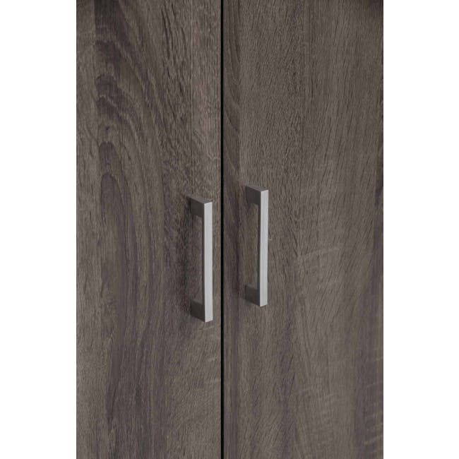 Everett 2 Door Shoe Cabinet - Dark Sonoma - 8