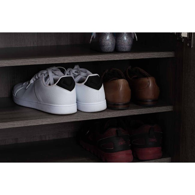 Everett 2 Door Shoe Cabinet - Dark Sonoma - 11
