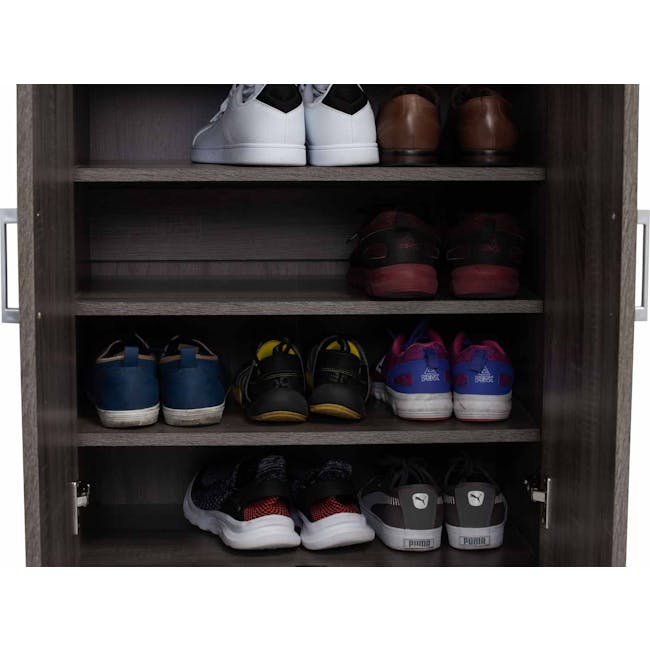 Everett 2 Door Shoe Cabinet - Dark Sonoma - 10