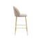 Chloe Bar Chair - Wheat Beige (Fabric) - 1