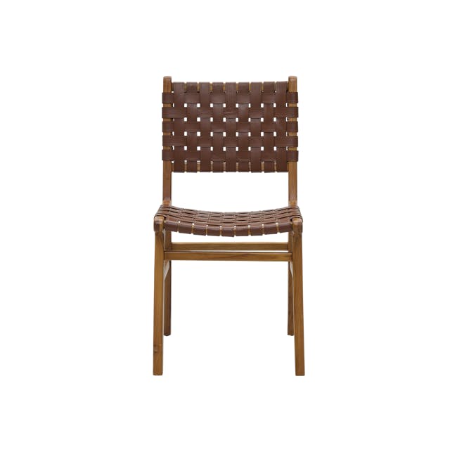 Maddox Dining Chair - Cocoa, Brown (Genuine Leather) - 2