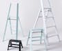Hasegawa Lucano Aluminium 4 Step Ladder - White - 1
