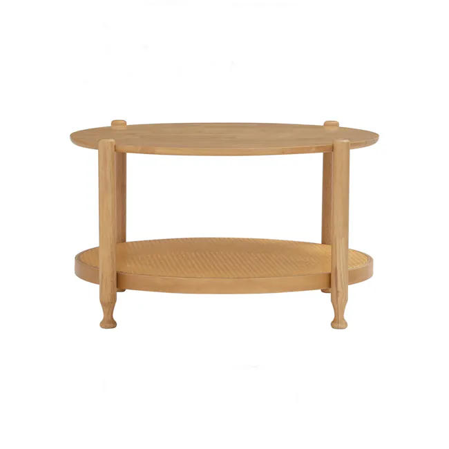 Winette Round Coffee Table - Natural - 5
