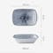 Table Matters Blue Illusion Baking Dish with Handles - 3