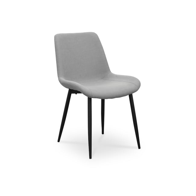 Herman Dining Chair - Elephant Grey (Fabric) - 0
