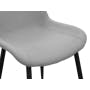 Koa Dining Table 1.5m in Black Ash with Koa Bench 1.4m in Black Ash and 2 Herman Dining Chairs in Elephant Grey - 18