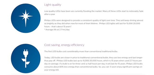 Philips Ceiling LED Bulb E27 - Warm White 3000k - 4