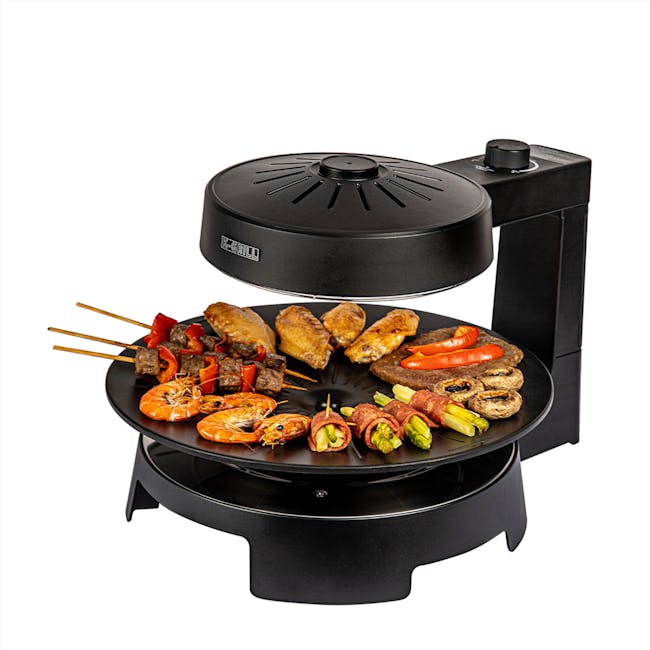 MORRIES Korean Smokeless Infrared BBQ Grill - 4 - Grill, outdoor cooking, skewers, barbecue, hot plate, black grill, food