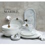Table Matters Marble Coupe Plate - 2