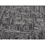 Timber Round Flatwoven Rug 1.2m - Black - 1