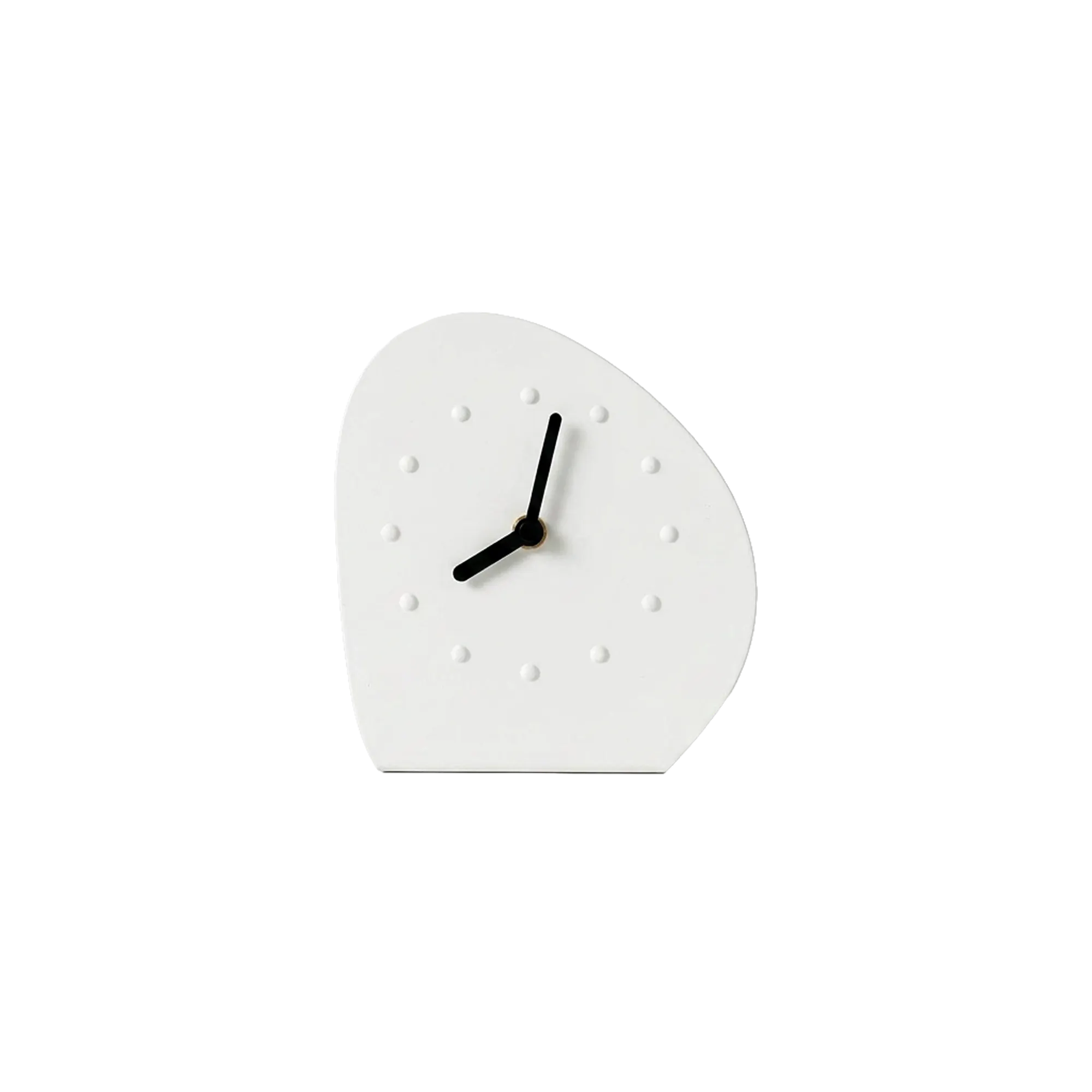 Wave Table Clock - White