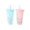 Miffy Colour Changing Tumbler - Coral and Blue (Set of 2)