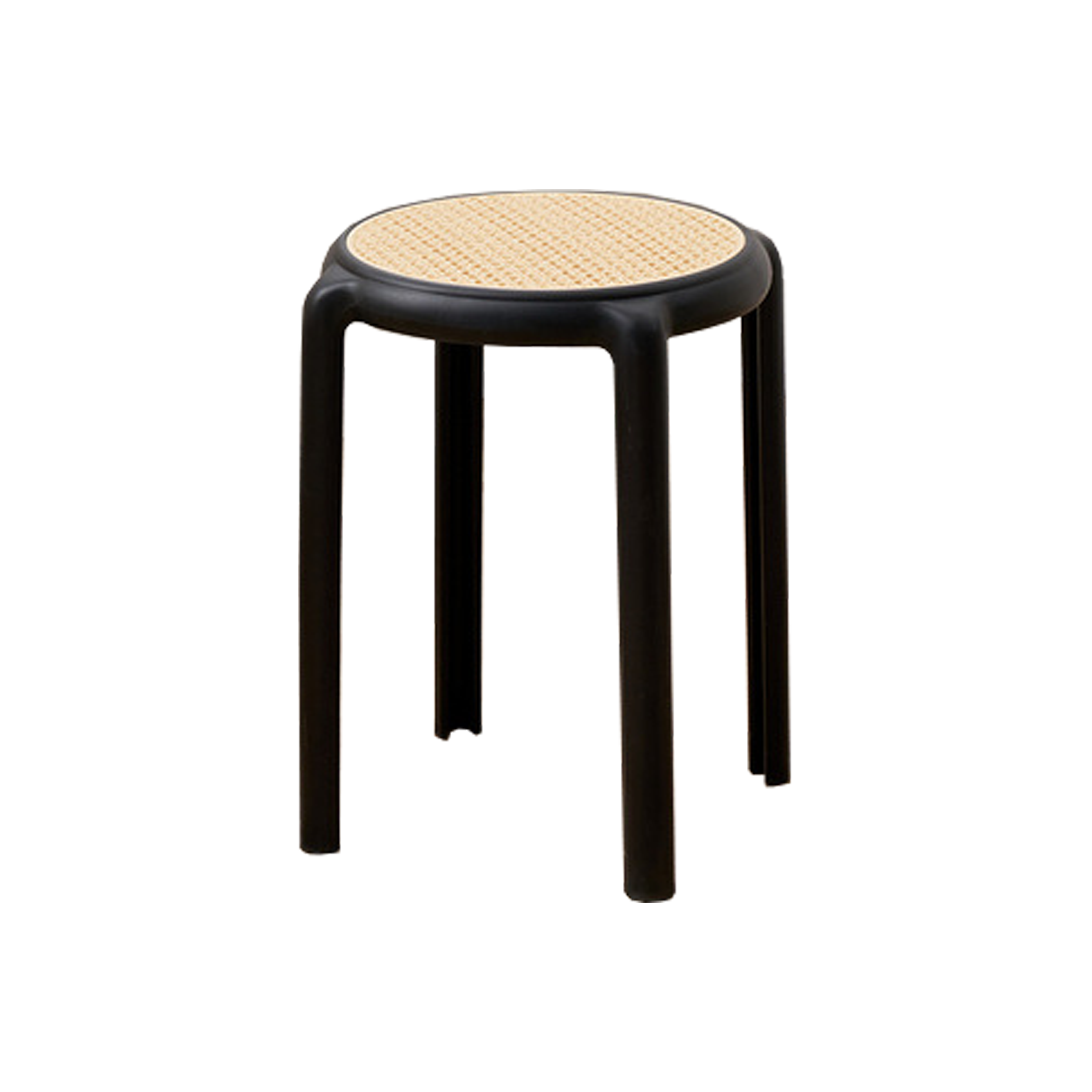 Alaska Stackable Stool - Black