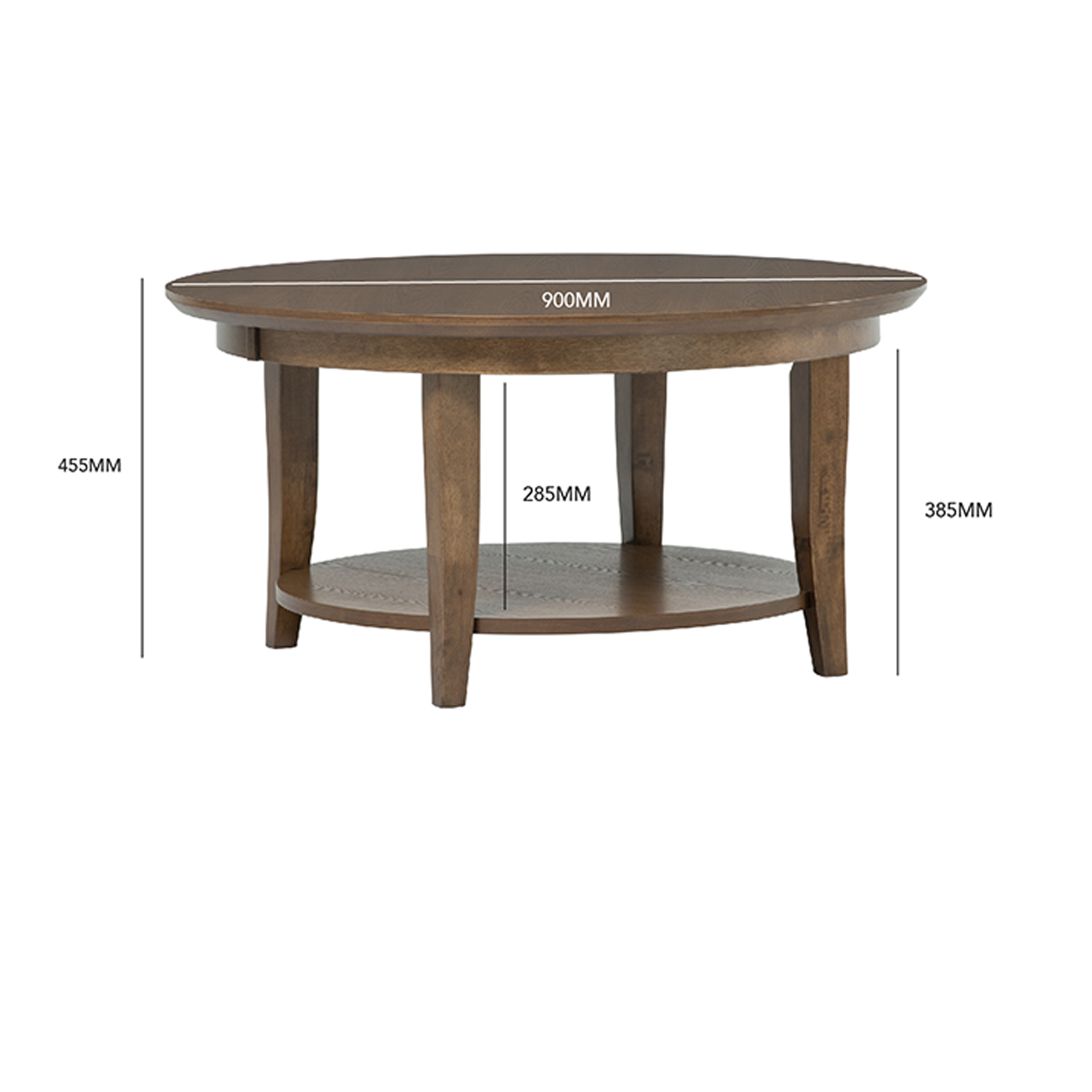 bruno floor shelf coffee table