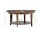 Jacoby Round Coffee Table - Oak - 5