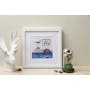 12-Inch Square Wooden Frame - White - 3