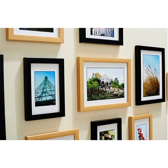 A4 Size Wooden Frame - Black - 4