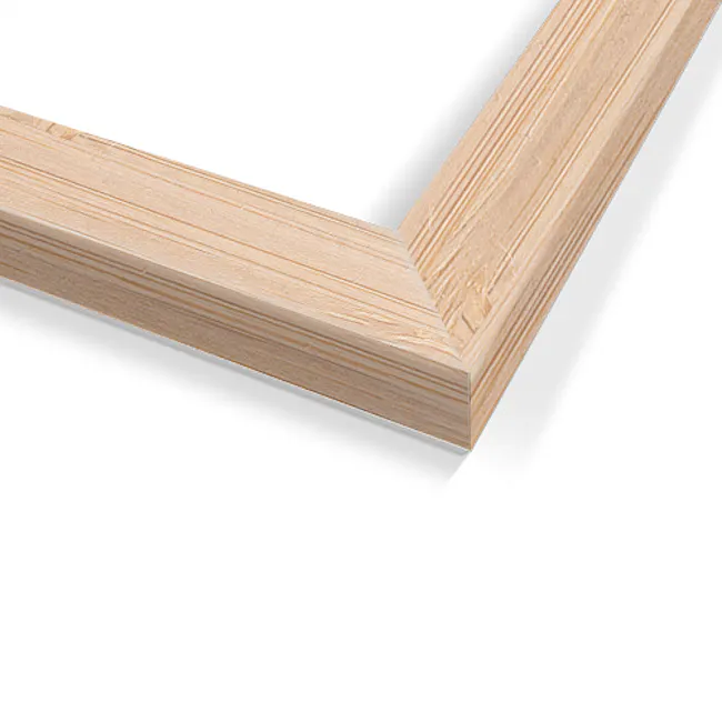 A1 Size Wooden Frame - Natural - 2 - Light wood plank, natural wood texture, wood grain pattern, wood material, wood panel
