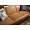 Theo 3 Seater Sofa - Tan (Genuine Cowhide + Faux Leather, Adjustable Headrest) - 8