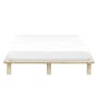 Hiro Queen Platform Bed with 2 Dallas Bedside Tables - 1