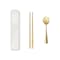 Table Matters Waltz 2pc Portable Cutlery Set - Gold - 0