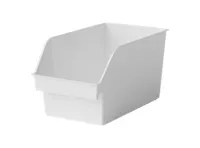 Ivy Open-Top Large Storage Bin - White
