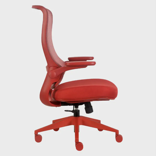 Aurix Office Chair - Red - 4