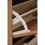 Malton Shoe Cabinet - Oak - 4