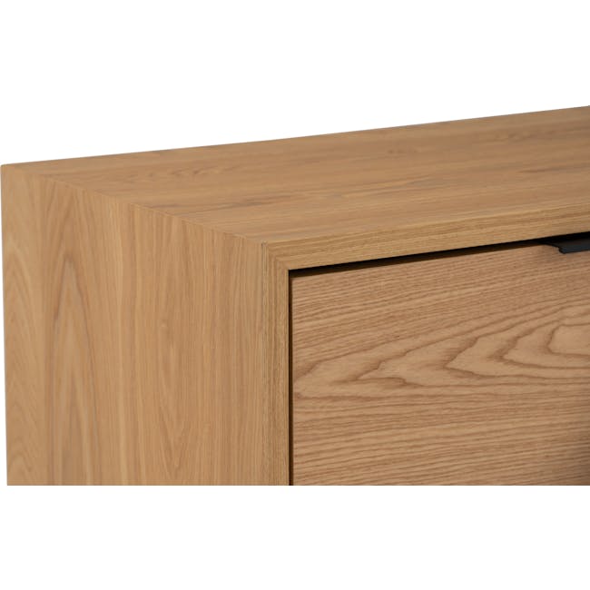 Malton Shoe Cabinet - Oak - 11