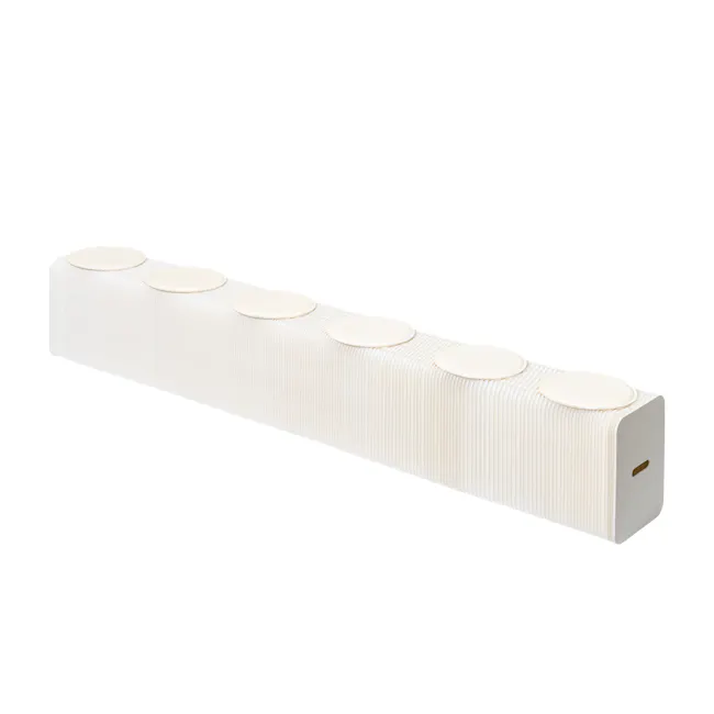 Athena 6 Seater Foldable Bench 3m - White - 10
