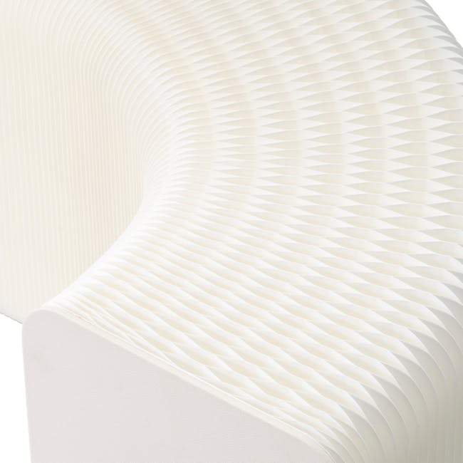 Athena 6 Seater Foldable Bench 3m - White - 14