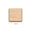 Fala Solid Wood Coaster (Set of 6) - Natural - 14